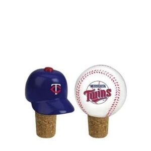 NEW MLB Minnesota Twins Team Bottle Cork Set NEW Wine Cork